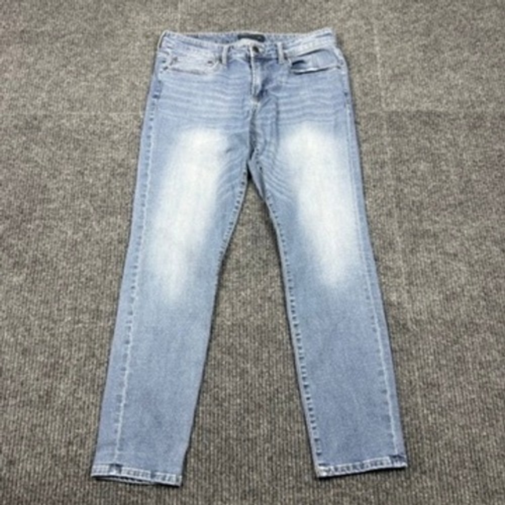 Aeropostale Flex Effects Super Skinny Jeans Mens 31x30 Light Wash